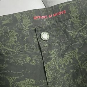 Rhone Shorts Mens Size 40 Green Cheetah Leopard Safari‎ Print Golf Performance